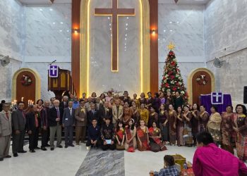 Pomparan Siraja Tambun Kota Binjai Rayakan Natal dengan Penuh Iman dan Kebersamaan di HKBP Binjai Baru