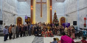 Pomparan Siraja Tambun Kota Binjai Rayakan Natal dengan Penuh Iman dan Kebersamaan di HKBP Binjai Baru