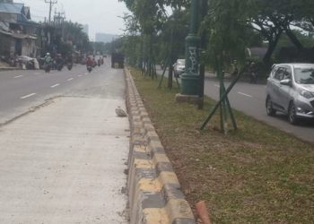 Dinas SDA,  MB dan BK Kabupaten Bekasi Rampungkan Perbaikan Ruas Jalan Kalimalang Pasir Sari
