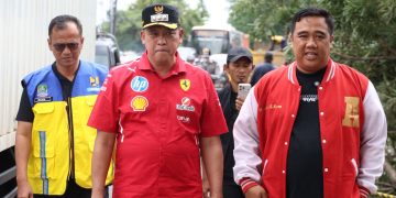 Tindaklanjuti Trotoar Amblas dan Jalan Rusak di Narogong, Walikota Dorong Penanganan Bersama Pemprov Jabar