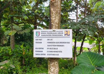 Warga Keluhkan Jalan Menuju TPU Pandansari I Cepat Rusak, Proyek PUPR Pringsewu Disorot