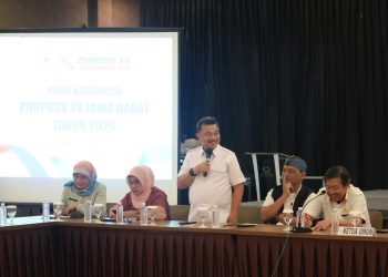 Jelang Porprov XV 2026, Wakil Wali Kota Bekasi Ikuti Rakor di Bandung