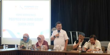 Jelang Porprov XV 2026, Wakil Wali Kota Bekasi Ikuti Rakor di Bandung