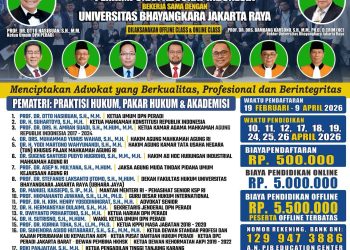 PERADI dan Ubhara Jaya Buka PKPA Angkatan XXVIII, Cetak Advokat Profesional dan Berintegritas