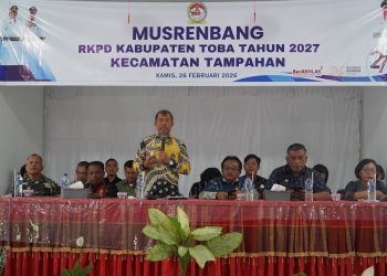 Wabup Audi Murphy Tekankan Kreativitas Gali Potensi Daerah pada Musrenbang RKPD 2027 di Balige dan Tampahan  Berita: