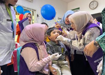 Ketua Posyandu Kota Bekasi Monitoring Pemberian Vitamin A di Posyandu RW 21 Kayuringin