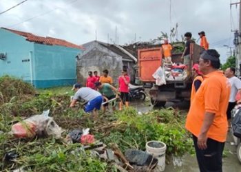 Pemdes Karangraharja Intensifkan Koordinasi Pascabanjir, Swasta Turut Bantu Penanganan