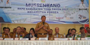 Wabup Toba Ingatkan Kades Peduli Kondisi Warga di Musrenbang RKPD 2027