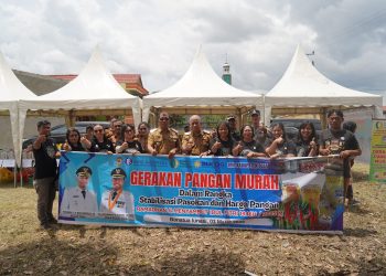 Gerakan Pangan Murah di Sibadihon, Pemkab Toba Stabilkan Harga Jelang Idul Fitri 1447 H