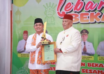 Plt Bupati Bekasi Asep Surya Atmaja Berkomitmen Menjaga Budaya Lokal Lewat Lebaran Bekasi