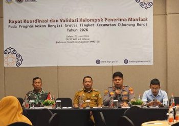 75 Ribu Siswa Berpotensi Terima Manfaat, MBG Cikarang Barat Fokus Tingkatkan Kualitas Pelayanan