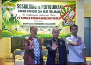 BNK KABUPATEN BEKASI GENCAR SOSIALISASIKAN BAHAYA NARKOBA & OBAT TERLARANG