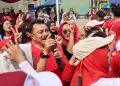 Momen HUT RI 81 Wawali Harris Bobihoe Hibur Emak-Emak Bojong Menteng