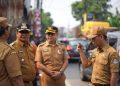 Pemerintah Kota Bekasi Tertibkan Bangunan Liar di Jalan Hankam Jatirahayu Kecamatan Pondok Melati