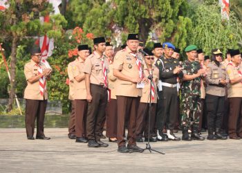 Hari Pramuka ke-65, Wali Kota Bekasi Dorong Generasi Muda Bekasi Makin Mandiri dan Berkarakter