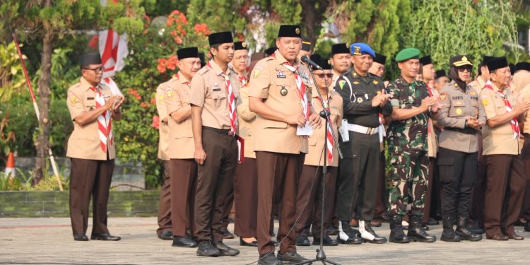 Hari Pramuka ke-65, Wali Kota Bekasi Dorong Generasi Muda Bekasi Makin Mandiri dan Berkarakter