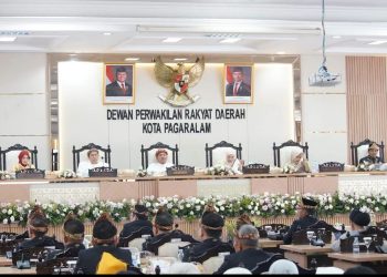 Peringati HUT Kota Ke-25 Tahun DPRD Kota Pagar Alam Gelar Rapat Paripurna