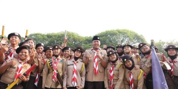 Ratusan Anggota Pramuka Bekasi Bermalam di Kantor Pemkot, Sambut Hari Pramuka ke-65