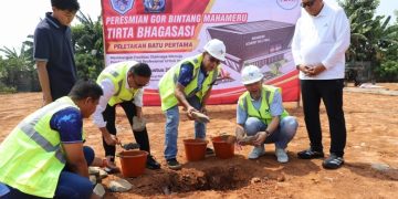 Pemkab Bekasi Dukung Pembangunan GOR Voli Bintang Mahameru Tirta Bhagasasi, untuk Pembinaan Atlet Muda