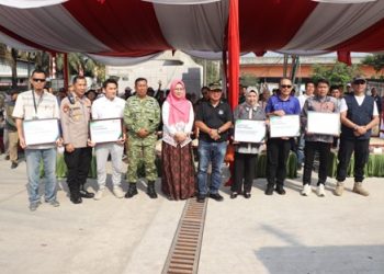 Pemkab Bekasi Apresiasi Lima Perusahaan Rehabilitasi Lahan Eks Bangli