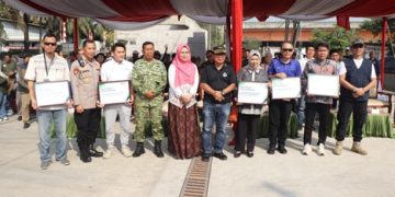 Pemkab Bekasi Apresiasi Lima Perusahaan Rehabilitasi Lahan Eks Bangli