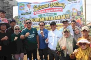 PHOTO CSR PT Jababeka, Bantu Petani Hilir Bekasi hingga Dukung Pendidikan